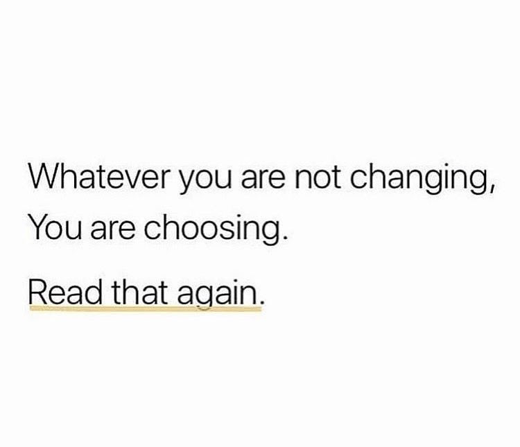 are you changing or accepting