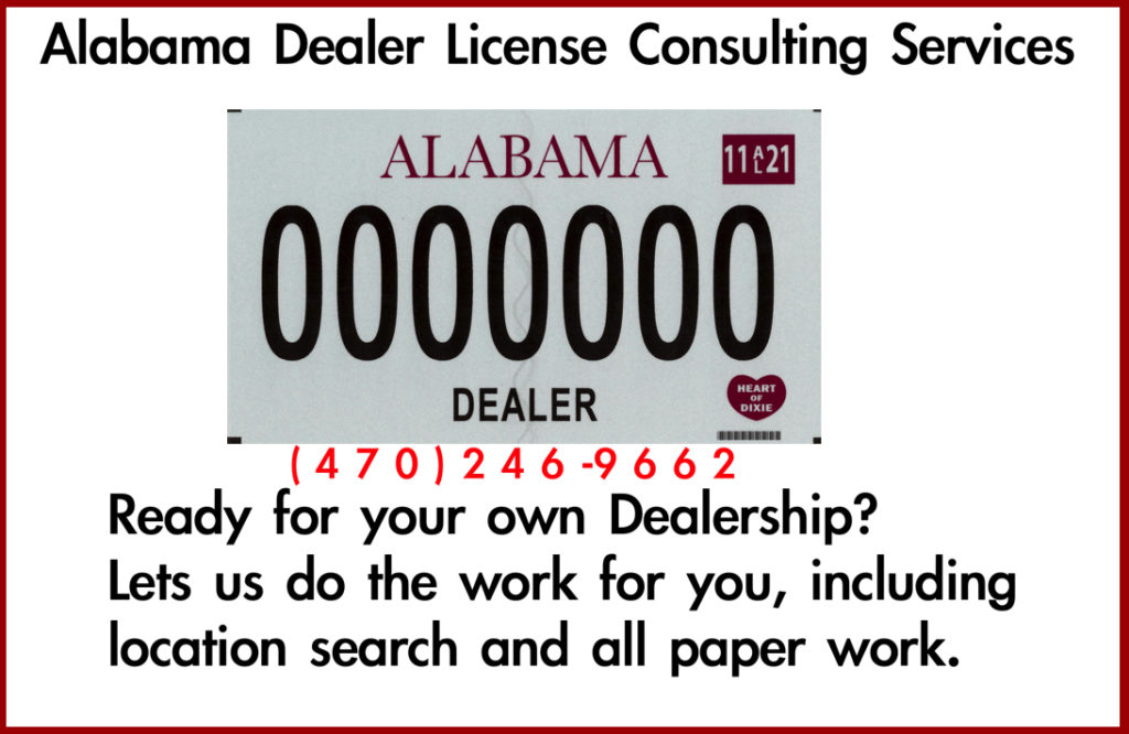 Expert Alabama Dealer License Set up Consulting Service